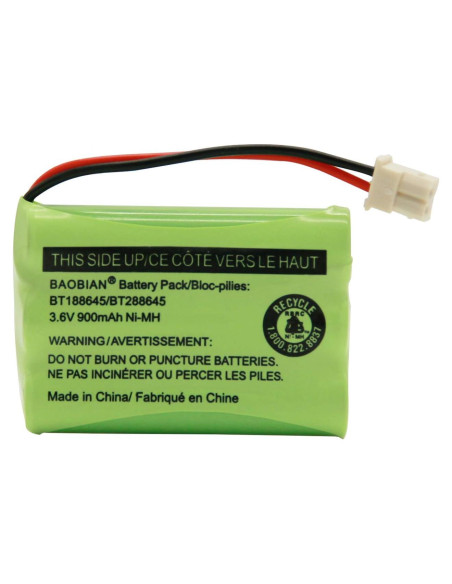 Batería Recargable Ni-MH 3.6V 900mAh BAOBIAN Compatible