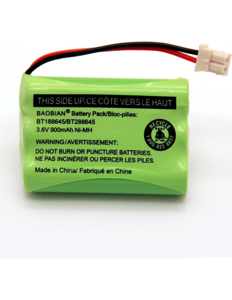Batería Recargable Ni-MH 3.6V 900mAh BAOBIAN Compatible