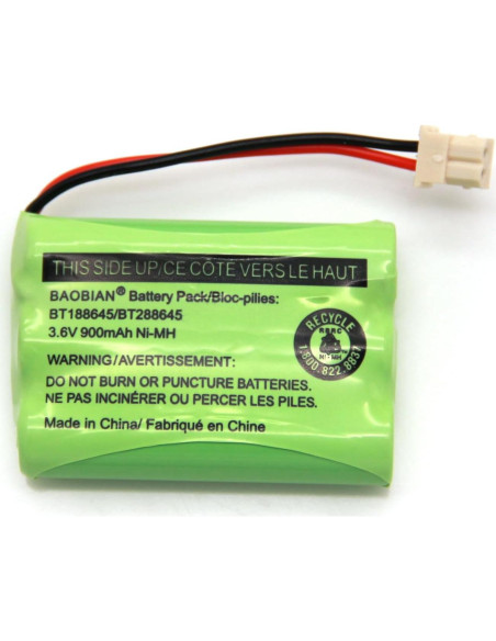 Batería Recargable Ni-MH 3.6V 900mAh BAOBIAN Compatible