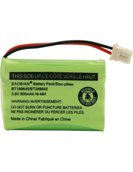 Batería Recargable Ni-MH 3.6V 900mAh BAOBIAN Compatible