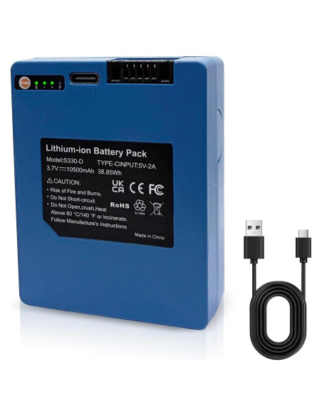 Batería de Reemplazo Eufy Security S330 S230 10500mAh 3.7V