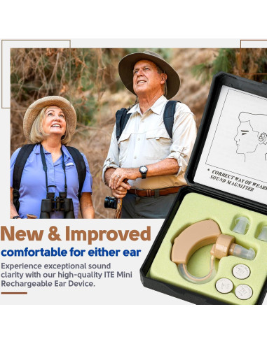 Amplificador Auditivo Digital MEDca BTE con Reducción de Ruido