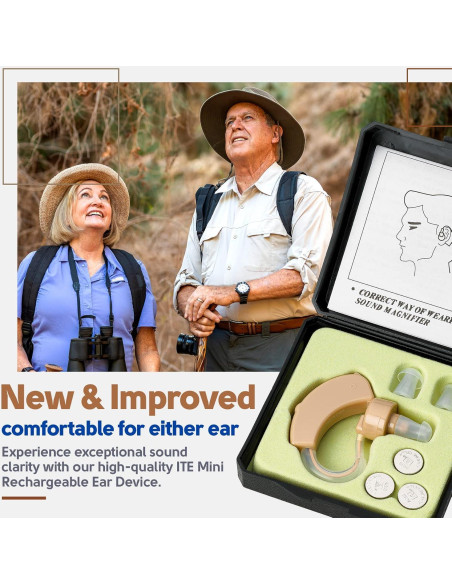Amplificador Auditivo Digital MEDca BTE con Reducción de Ruido