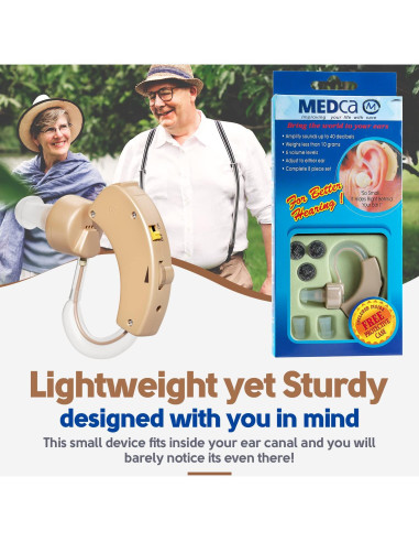 Amplificador Auditivo Digital MEDca BTE con Reducción de Ruido