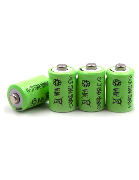 Batería Ni-MH 1/3AAA 1.2V 150mAh Elxjar para Luces Solares