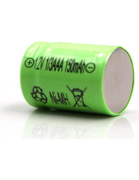 Batería Ni-MH 1/3AAA 1.2V 150mAh Elxjar para Luces Solares