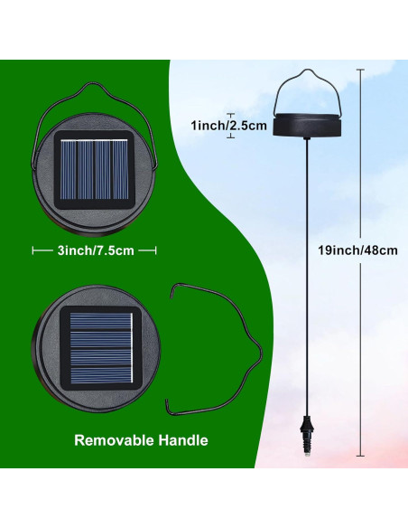2Pack Baterías Recargables AA 600mAh para Luces Solares