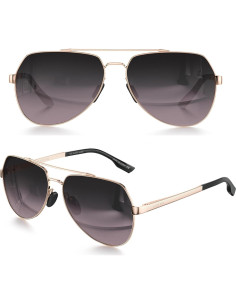 Gafas de sol LUENX Aviador Polarizadas UV400 para Unisex 2