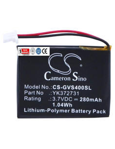 Batería de Reemplazo Li-Polímero Cameron Sino 280mAh para Golf Buddy