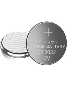 100 Baterías CR2032 de Litio 3V Guanpei - 20mm x 3.2mm 2
