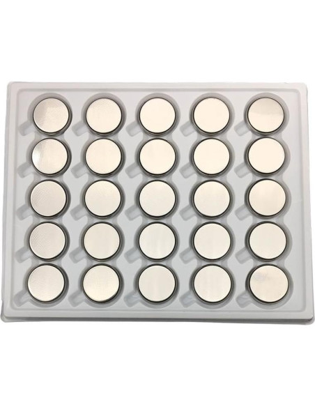 100 Baterías CR2032 de Litio 3V Guanpei - 20mm x 3.2mm
