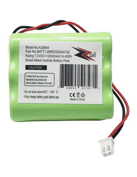 Batería Recargable ZZcell 7.2V 2000mAh para 2Gig BATT1