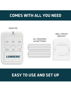 Pager de Reemplazo Lunderg para Alarma de Cama - Incluye Baterías 2