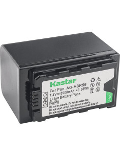 Batería de Reemplazo Kastar para Camcorder Panasonic 5900mAh 2