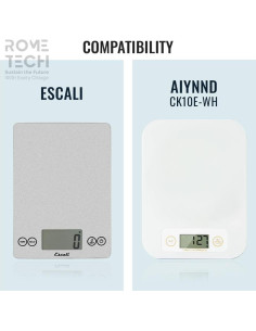 Baterías CR2032 Rome Tech para Balanza de Cocina Inteligente - 2 Pcs 2