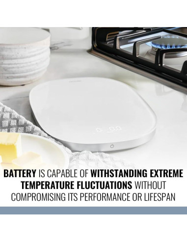 Baterías CR2032 Rome Tech para Balanza de Cocina Inteligente - 2 Pcs