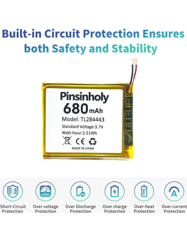 Batería TL284443 Pinsinholy para Termostato Nest 2da 3ra Gen