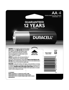 Baterías Duracell Coppertop AA Power Boost - Paquete de 4 2