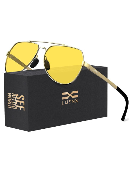 Gafas de sol LUENX Aviador Polarizadas UV400 Metal