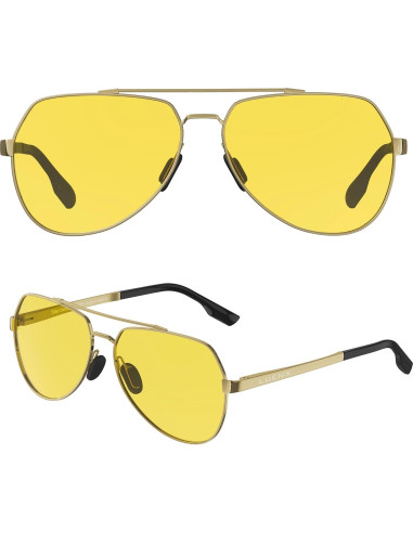 Gafas de sol LUENX Aviador Polarizadas UV400 Metal
