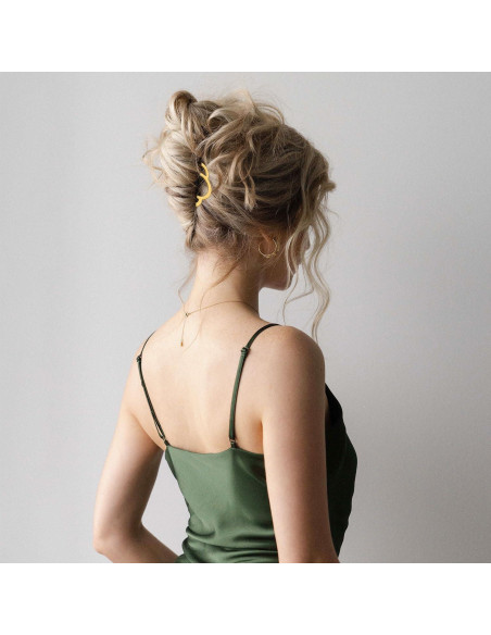 6 Peines Laterales de Metal La Jolie Jasmin - 2 Tamaños