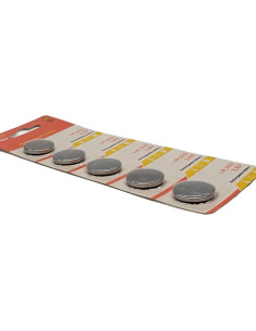 5 Baterías Recargables LIR2032 Milestock 3.6V 40mAh 2