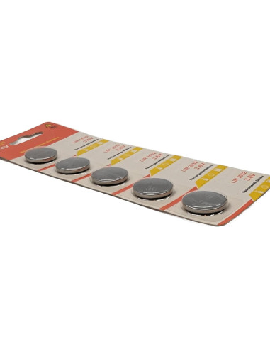 5 Baterías Recargables LIR2032 Milestock 3.6V 40mAh
