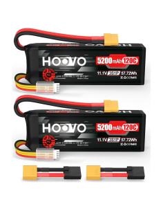 Batería LiPo HOOVO 3S 5200mAh 120C XT60 Softcase 2Pack