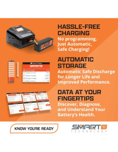 Batería LiPo Smart 14.8V 3200mAh 4S 30C Spektrum IC3 2