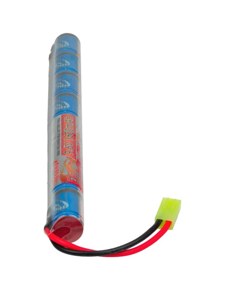 Batería Tenergy 9.6V 1600mAh NiMH Stick + Cargador Mini Tamiya