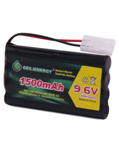 Batería Recargable Ni-MH 9.6V 1500mAh GEILIENERGY Tamiya