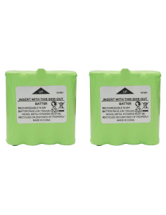 Baterías Ni-MH 4.8V 700mAh Karier para Radios Midland - 2 Pcs