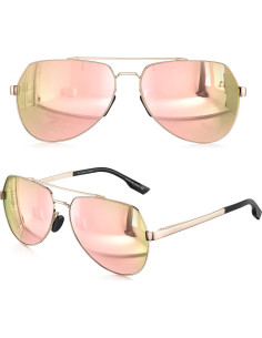 Gafas de sol LUENX Aviador Polarizadas UV400 Unisex 2