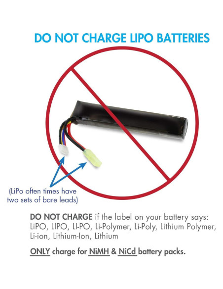 Batería NiMH 7.2V 3000mAh Tenergy + Cargador Universal RC