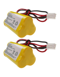 Batería Ni-Cd AA 3.6V 900mAh para Luz de Emergencia - 2 Piezas 2