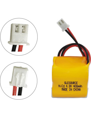 Batería Recargable Ni-CD XUNTU 4.8V 400mAh para Luz de Emergencia (2 Paquete)