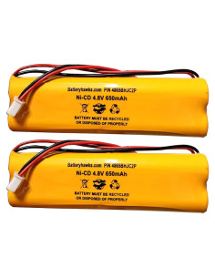Batería recargable NiCd 4.8V 650mAh Battery Hawk - 2 Paquete