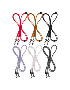 BILIONE Correa para Gafas 6Pcs Multicolor Ajustable