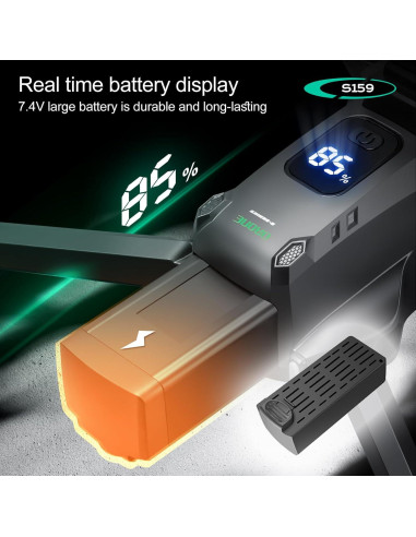 Batería de Reemplazo para Drone S159 2200mAh 7.4V - 2 Pcs