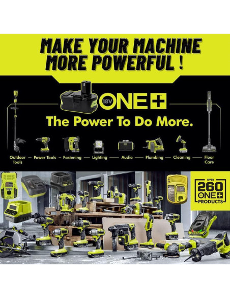 Batería de Litio 6.0Ah TenHutt para Ryobi 18V ONE+ - 2 Paquetes