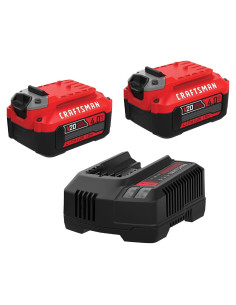 Batería de Litio CRAFTSMAN 20V 4Ah Paquete de 2 con Cargador