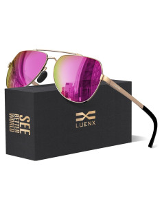 Gafas de sol LUENX Aviador Polarizadas UV400 para Adultos