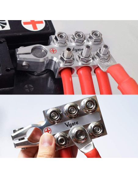 Garras de Terminal de Batería Vgate A12 8AWG a 4/0 AWG
