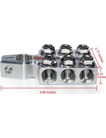 Garras de Terminal de Batería Vgate A12 8AWG a 4/0 AWG