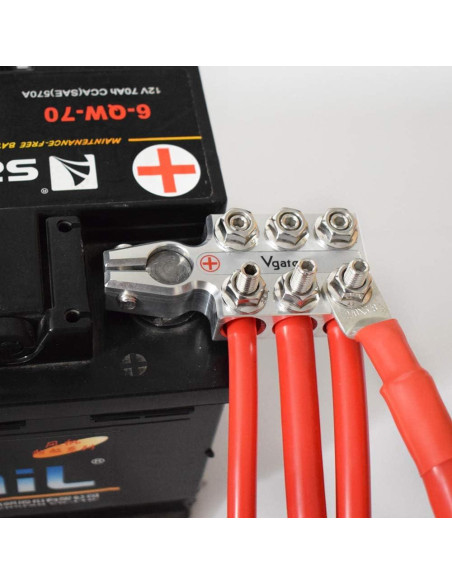 Garras de Terminal de Batería Vgate A12 8AWG a 4/0 AWG