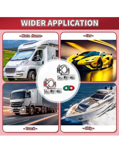 Conectores de Terminal de Batería 3 Vías XIOGZAXI Cobre Anticorrosión