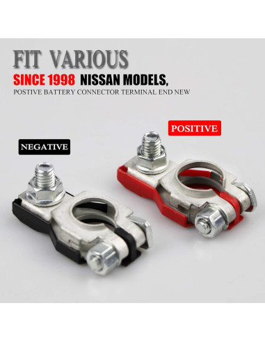 Terminales de Batería Nissan TKDMR TN02 - Positivo y Negativo