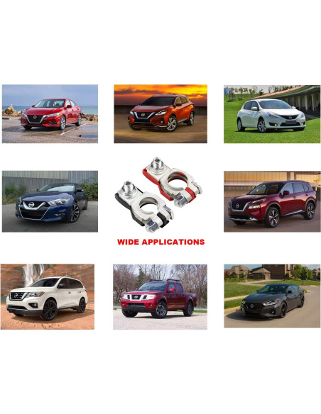 Terminales de Batería Nissan TKDMR TN02 - Positivo y Negativo