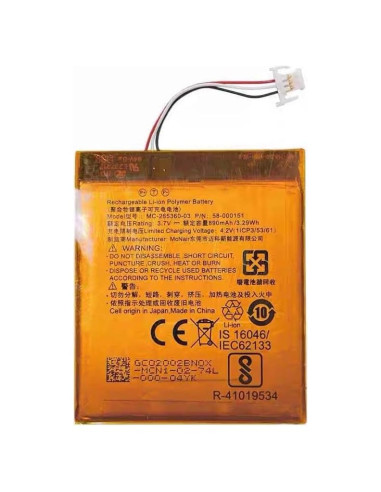 Batería de Reemplazo Li-ion 890mAh 3.7V para K 499, 558, 7, 8, X
