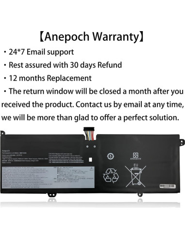 Batería de Reemplazo L18C4PH0 para Lenovo Yoga C940 60Wh